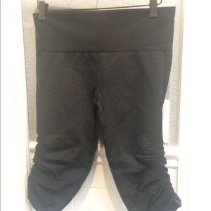 Lululemon In the Flow Crop Heathered Charcoal